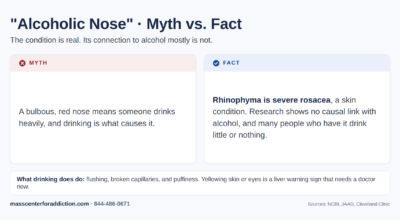 Alcoholic Nose (Rhinophyma) and What Alcohol Really Does to Your Face